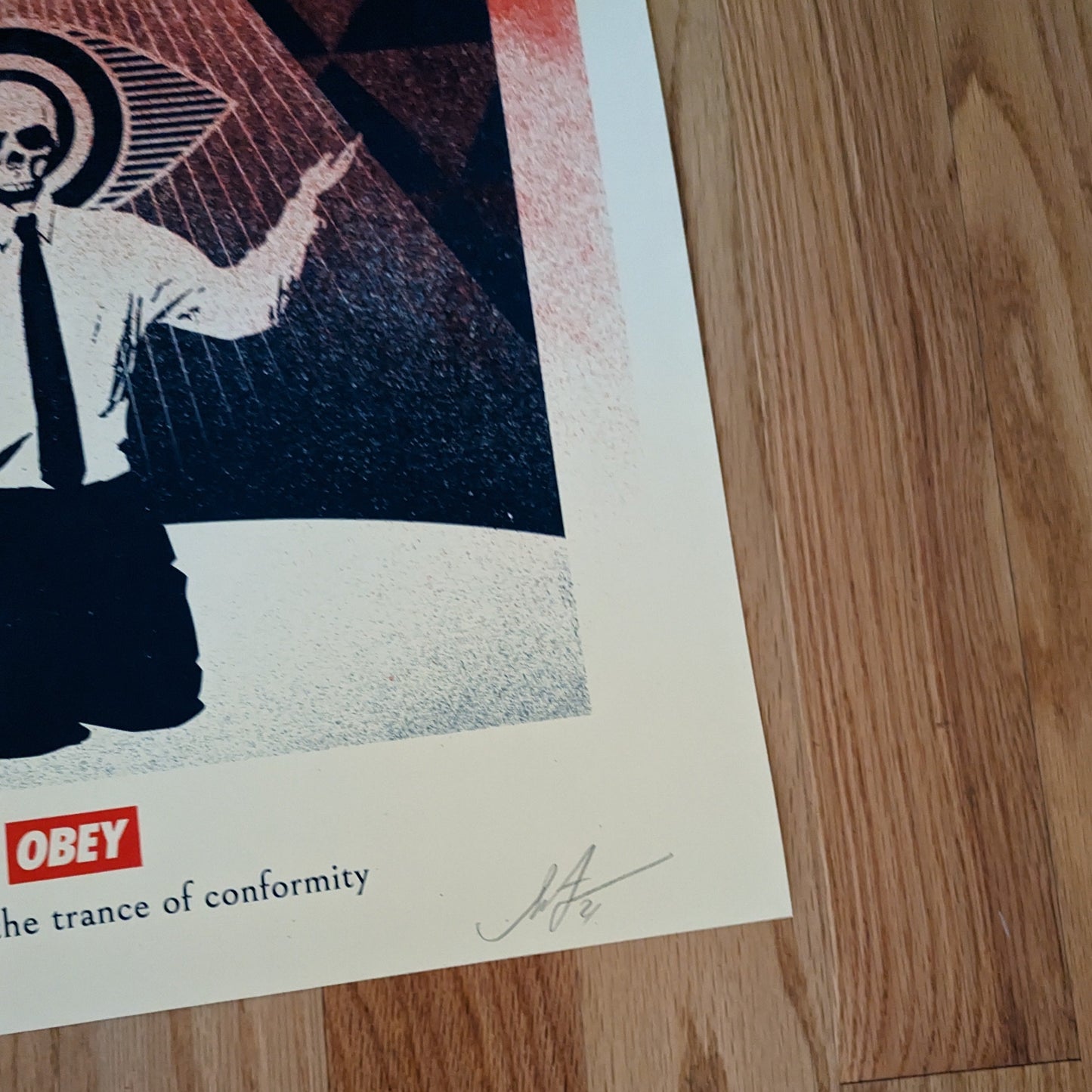 Shepard Fairey Obey Giant Conformity Trance Red + Black Signed and Numbered Set